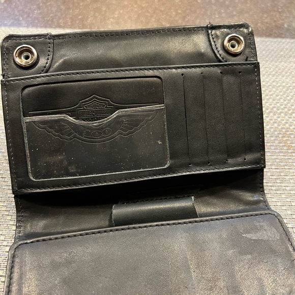 VTG Harley Davidson 100th Anniversary Authentic Tri-fold Collectible Wallet RARE - Picture 7 of 13